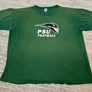 VTG 80s Russell single-stitch Portland State T-Shirt Men’s XXL Green Made in USA